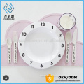 Customer design dinnerware sets silicone dinner plate